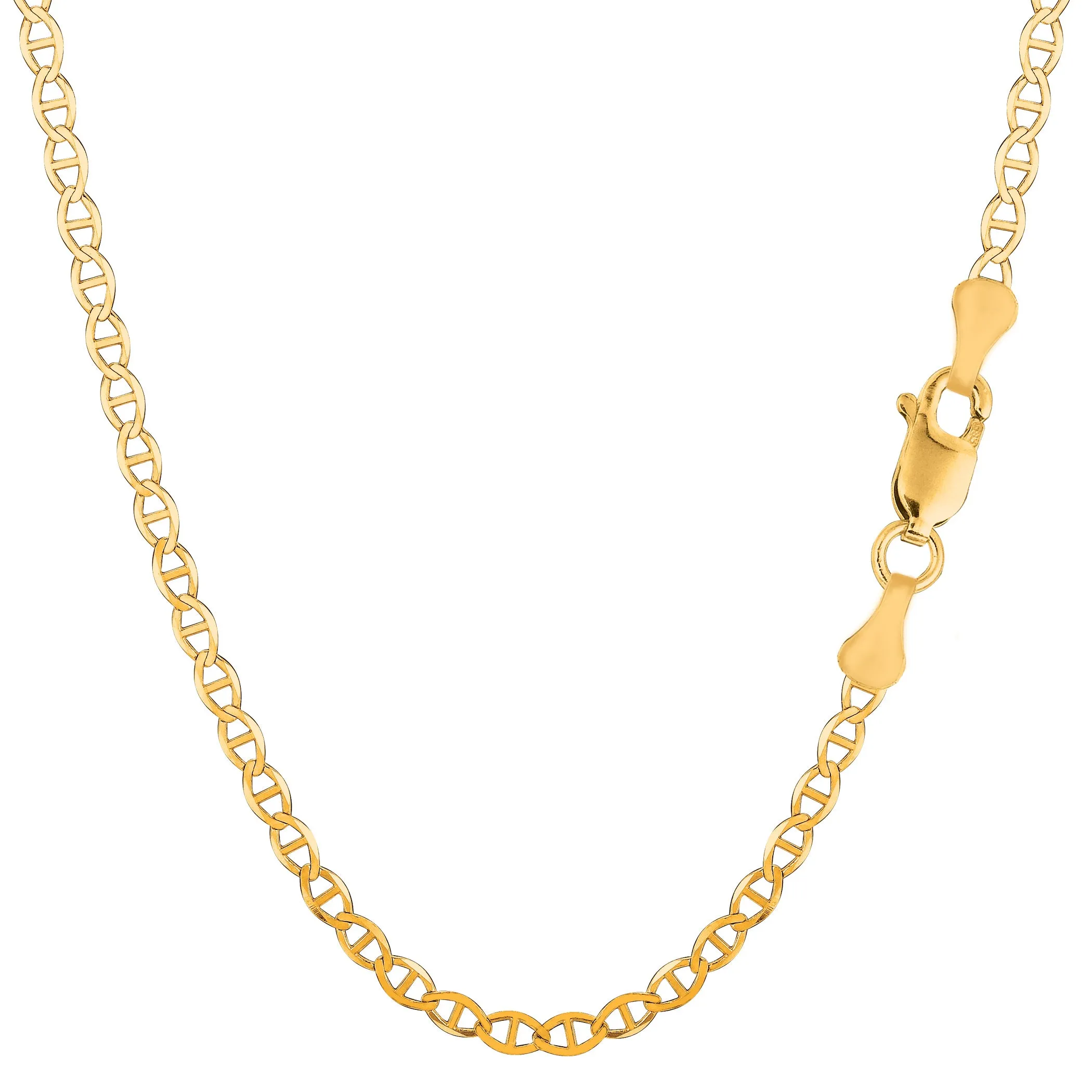 10k Yellow Gold Mariner Link Chain Bracelet, 3.1mm