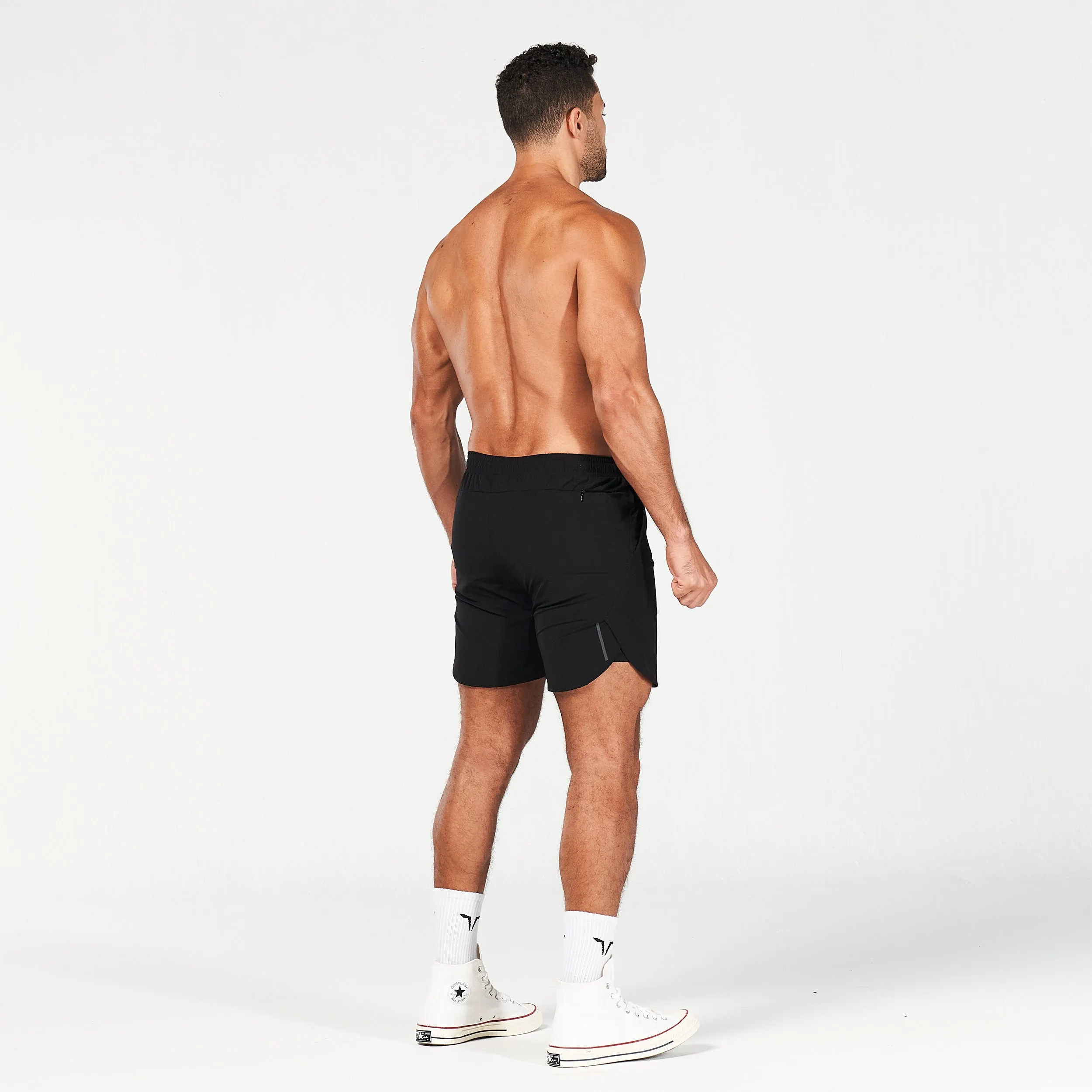 2-in-1 Dry Tech Shorts - Black