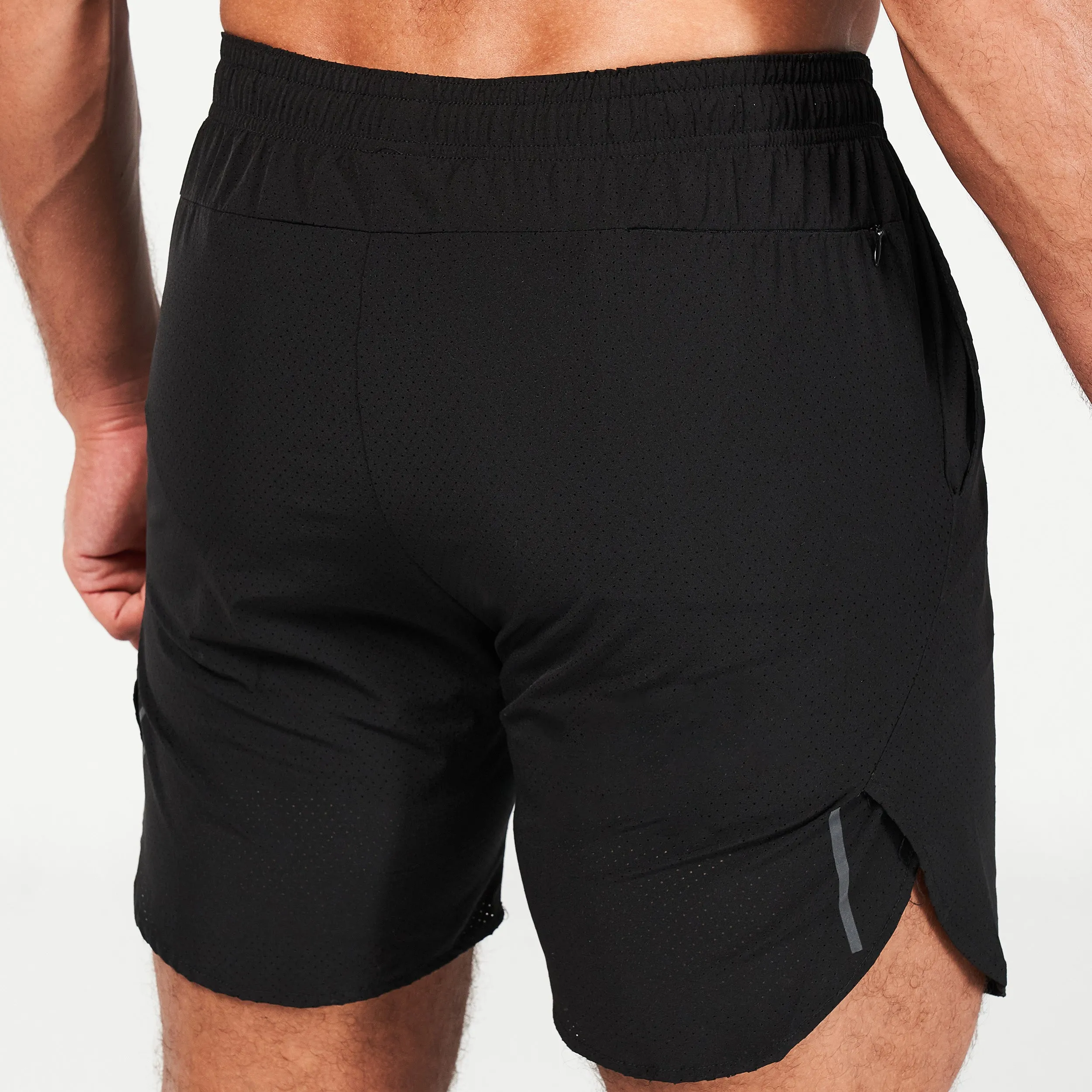 2-in-1 Dry Tech Shorts - Black