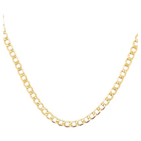 5.25mm Miami Cuban Chain in 14K Yellow Gold, Miami Cuban Link Chain, 20 inches