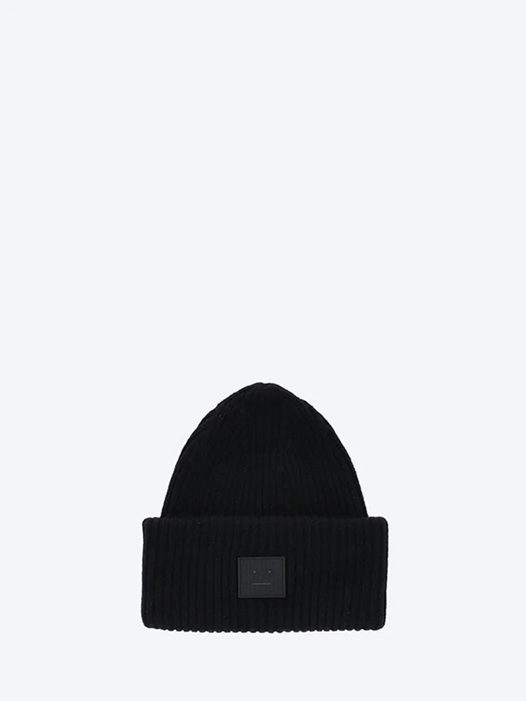 Acne face knitted beanie