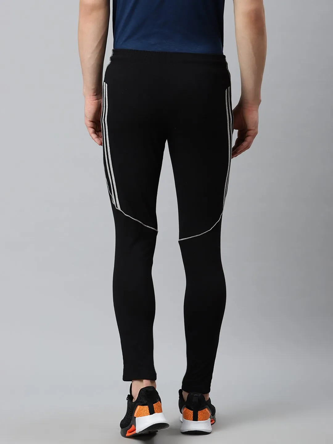 Alcis Men Black Solid Track Pants