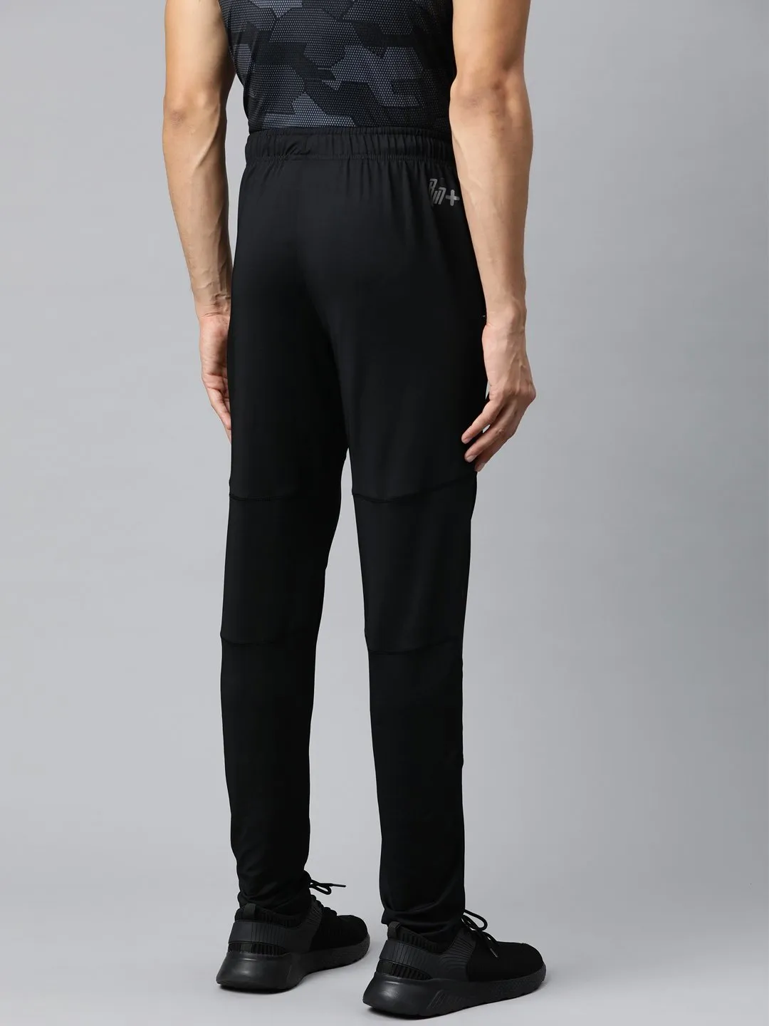 Alcis Men Black Solid Track Pants