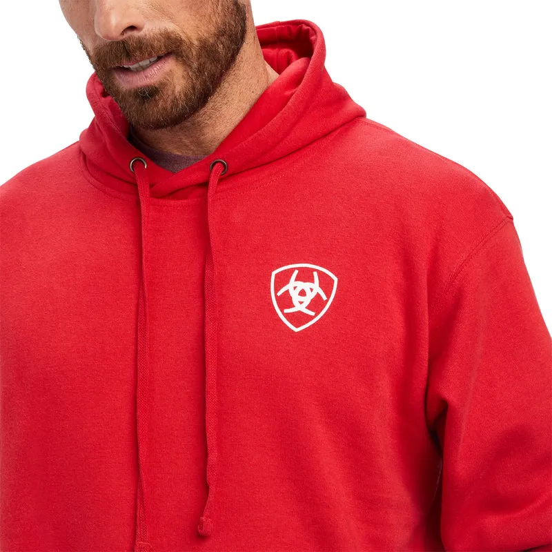 'Ariat'  Men's ARIAT '93 Liberty Hoodie - Tango Red