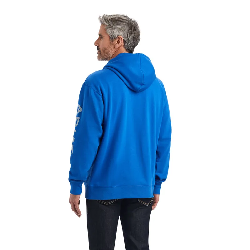 'Ariat' Men's Ariat Logo Hoodie - Cobalt