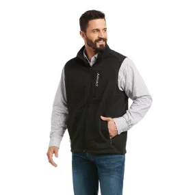 'Ariat' Men's Caldwell Full Zip Vest - Black