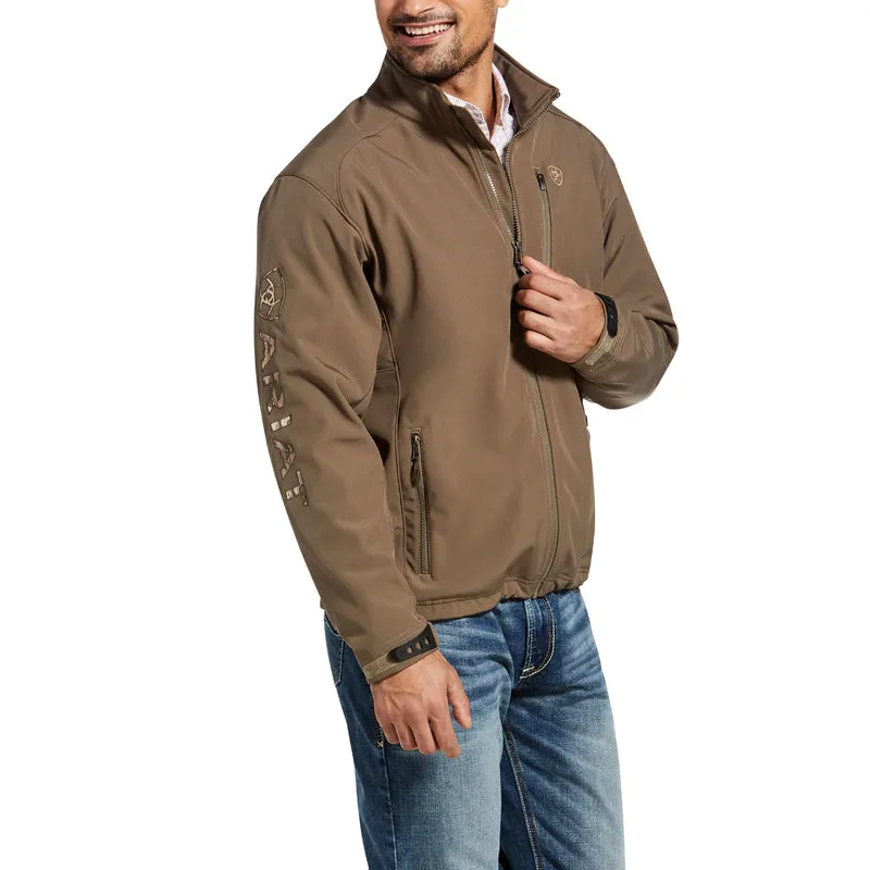 'Ariat' Men's Logo 2.0 Softshell Jacket - Morel