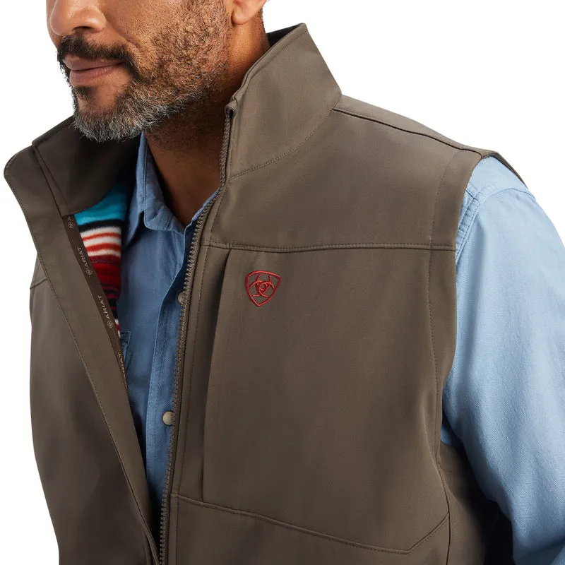 'Ariat' Men's Logo 2.0 Softshell Vest - Banyan Bark