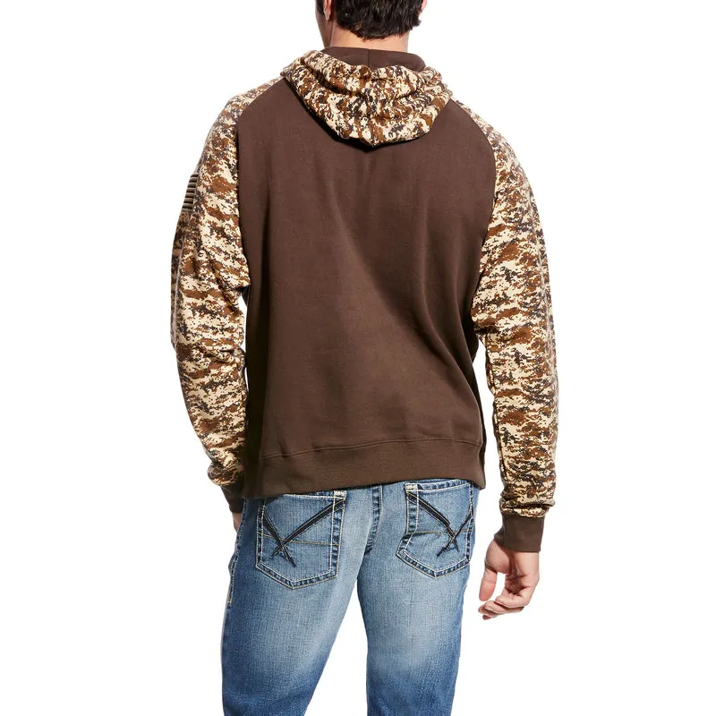 'Ariat' Men's Patriot Hoodie - Desert Camo