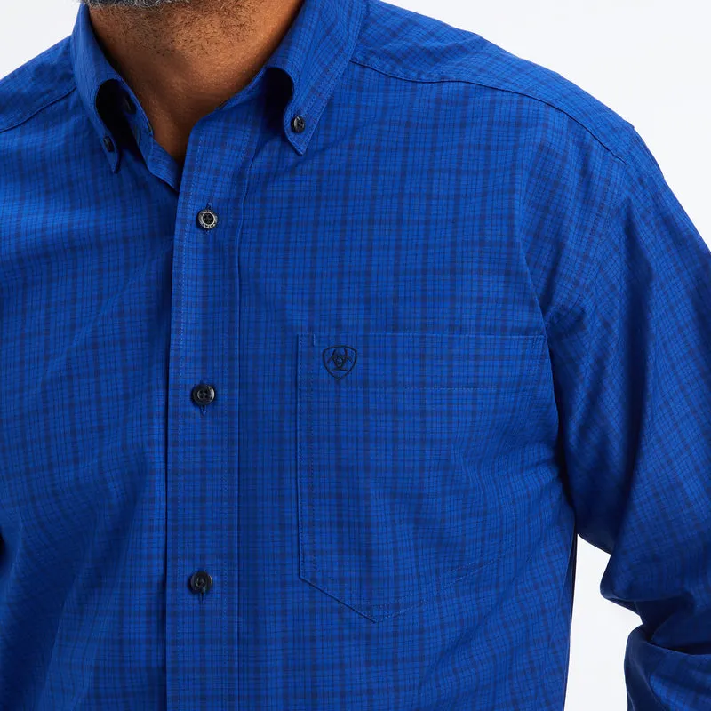 'Ariat' Men's Pro Series Bentley Classic Fit Button Down - Royal Blue