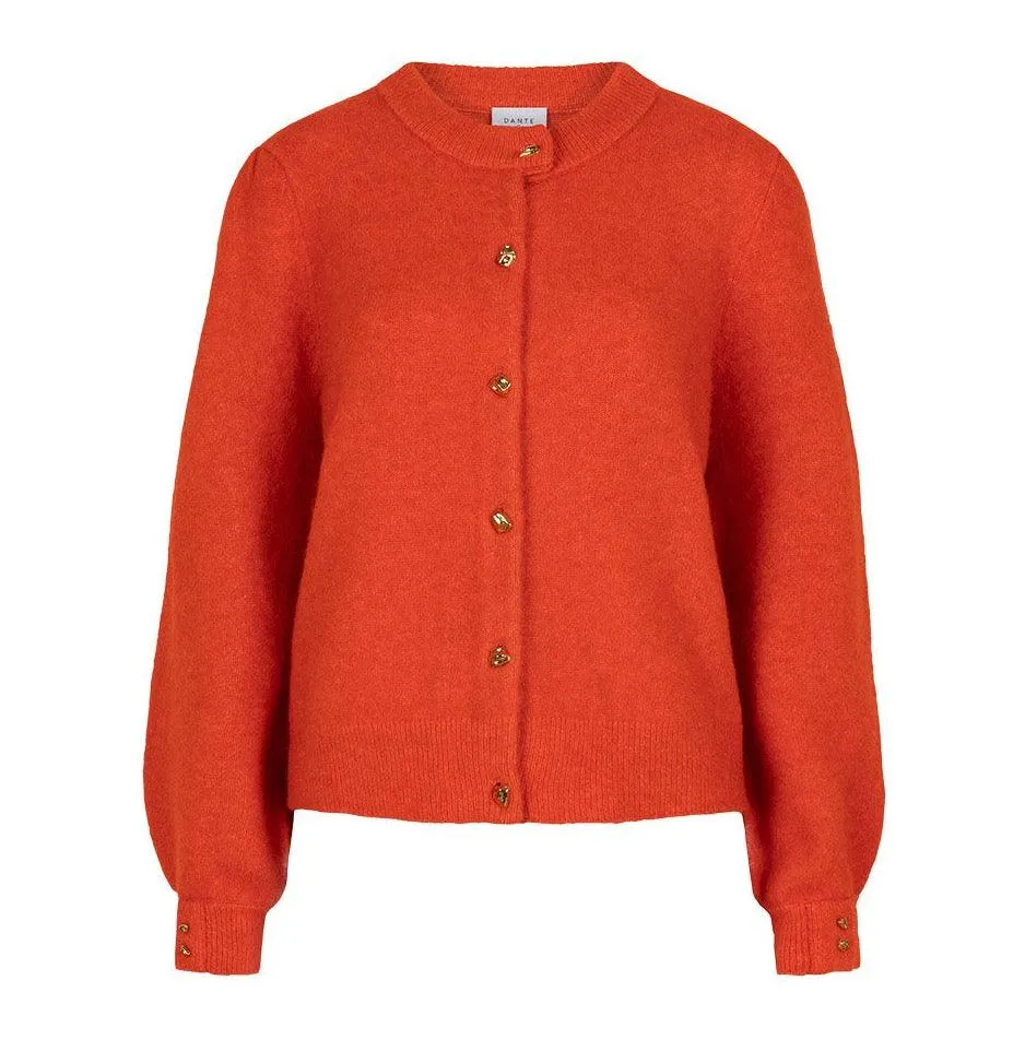 Attica Cardigan Amber Orange