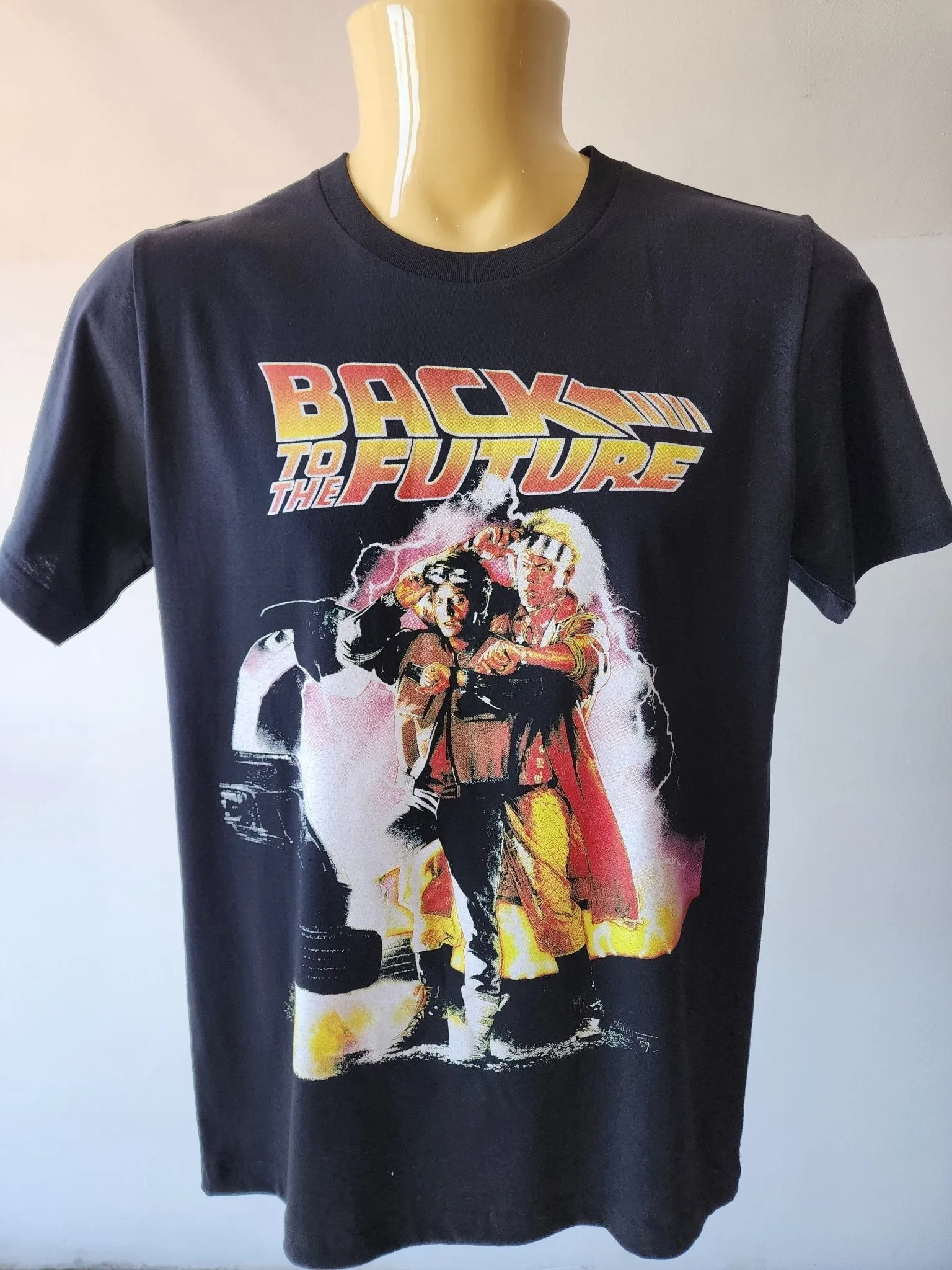 Back to the future Black T-shirt