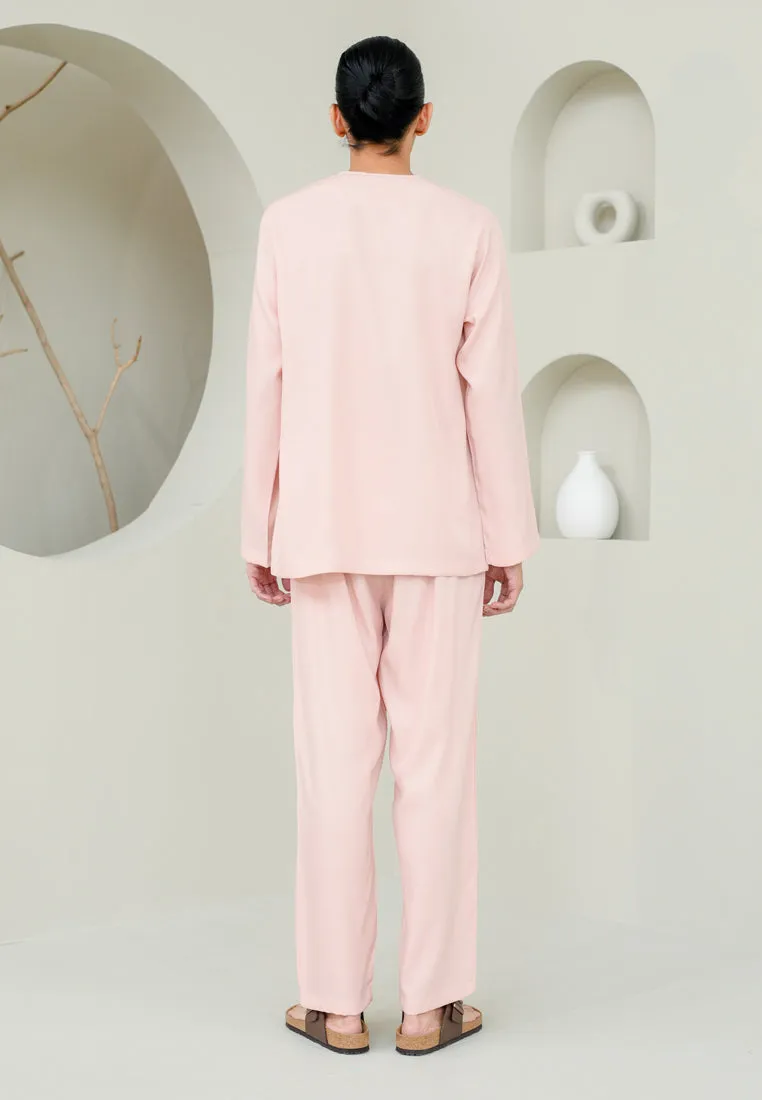 Baju Melayu Men (Pinky Peach)