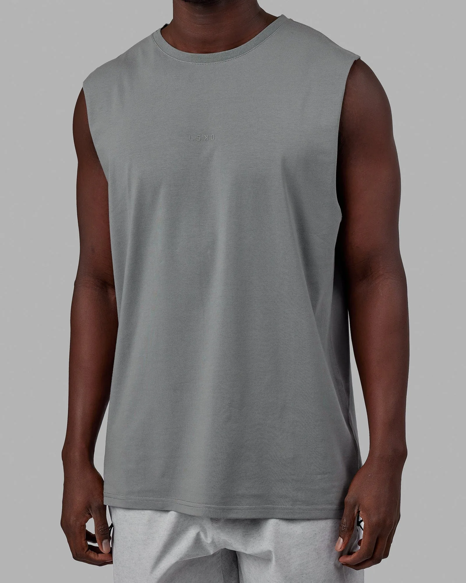 Base FLXCotton Tank - Graphite