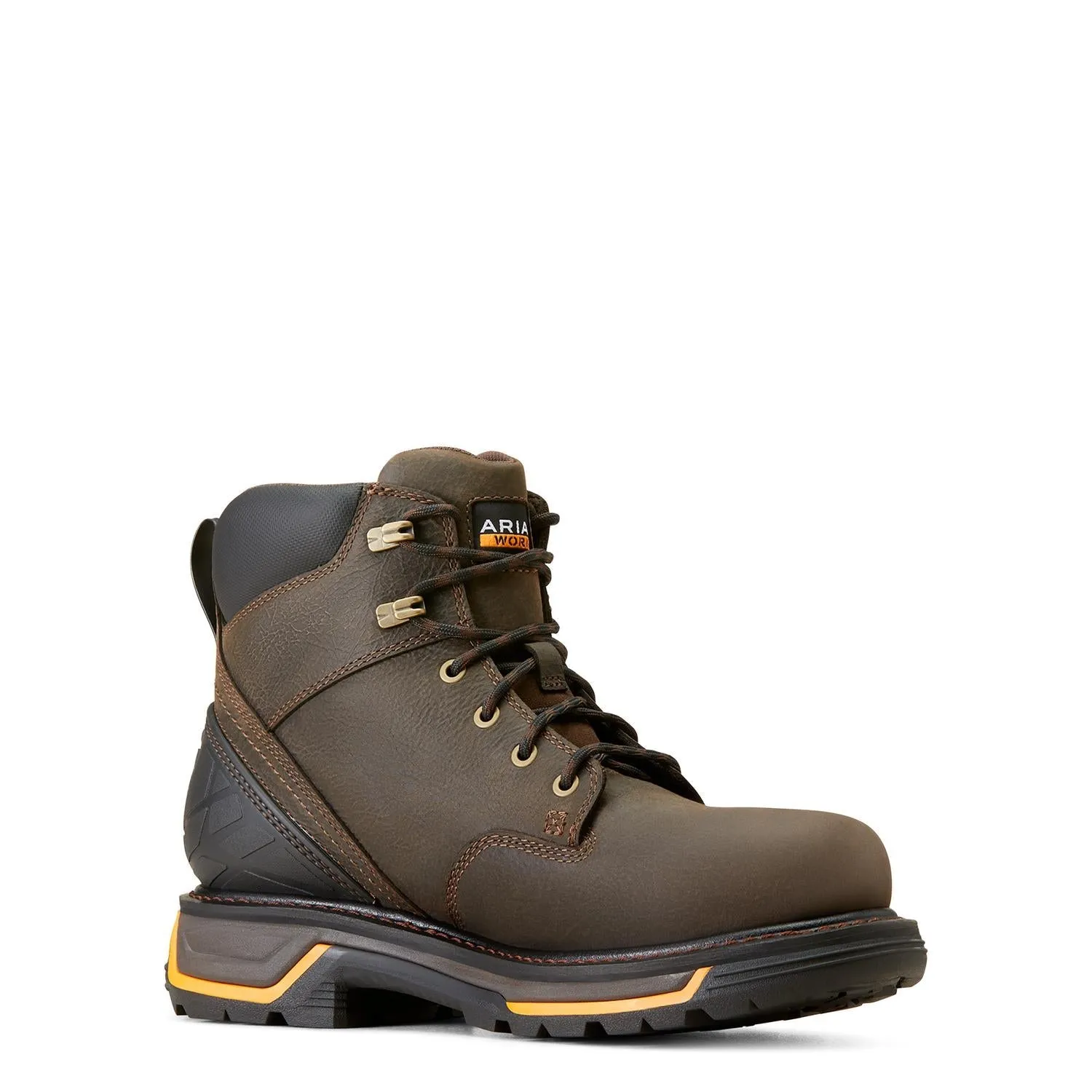 Big Rig 6in Waterproof Work Boot Iron Coffee