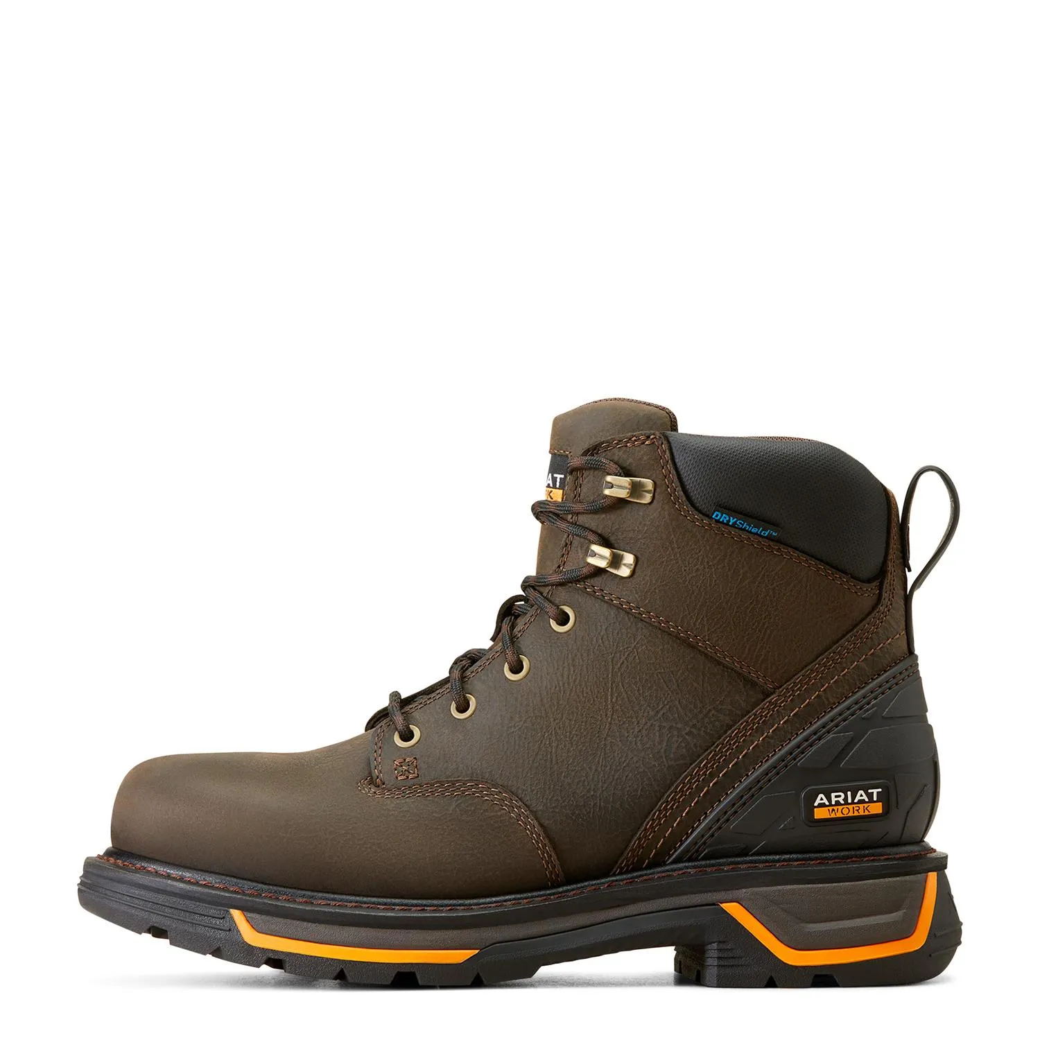 Big Rig 6in Waterproof Work Boot Iron Coffee