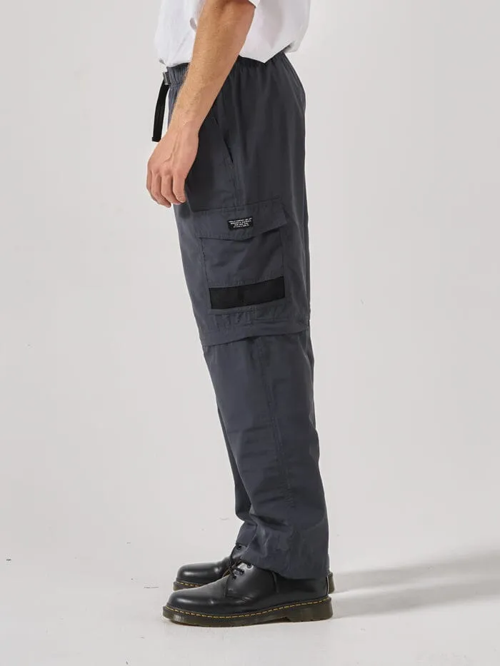 Big Slacker High Standards Zip Off Cargo Pant - Ebony