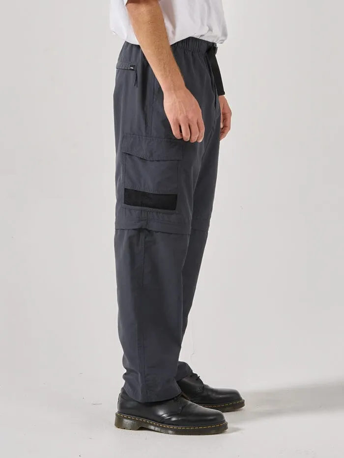 Big Slacker High Standards Zip Off Cargo Pant - Ebony