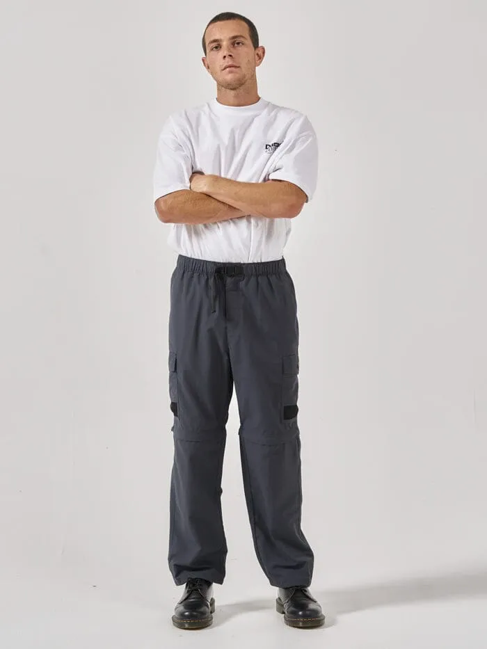 Big Slacker High Standards Zip Off Cargo Pant - Ebony