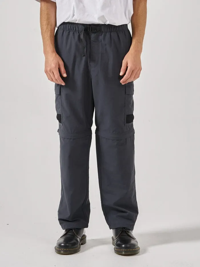 Big Slacker High Standards Zip Off Cargo Pant - Ebony