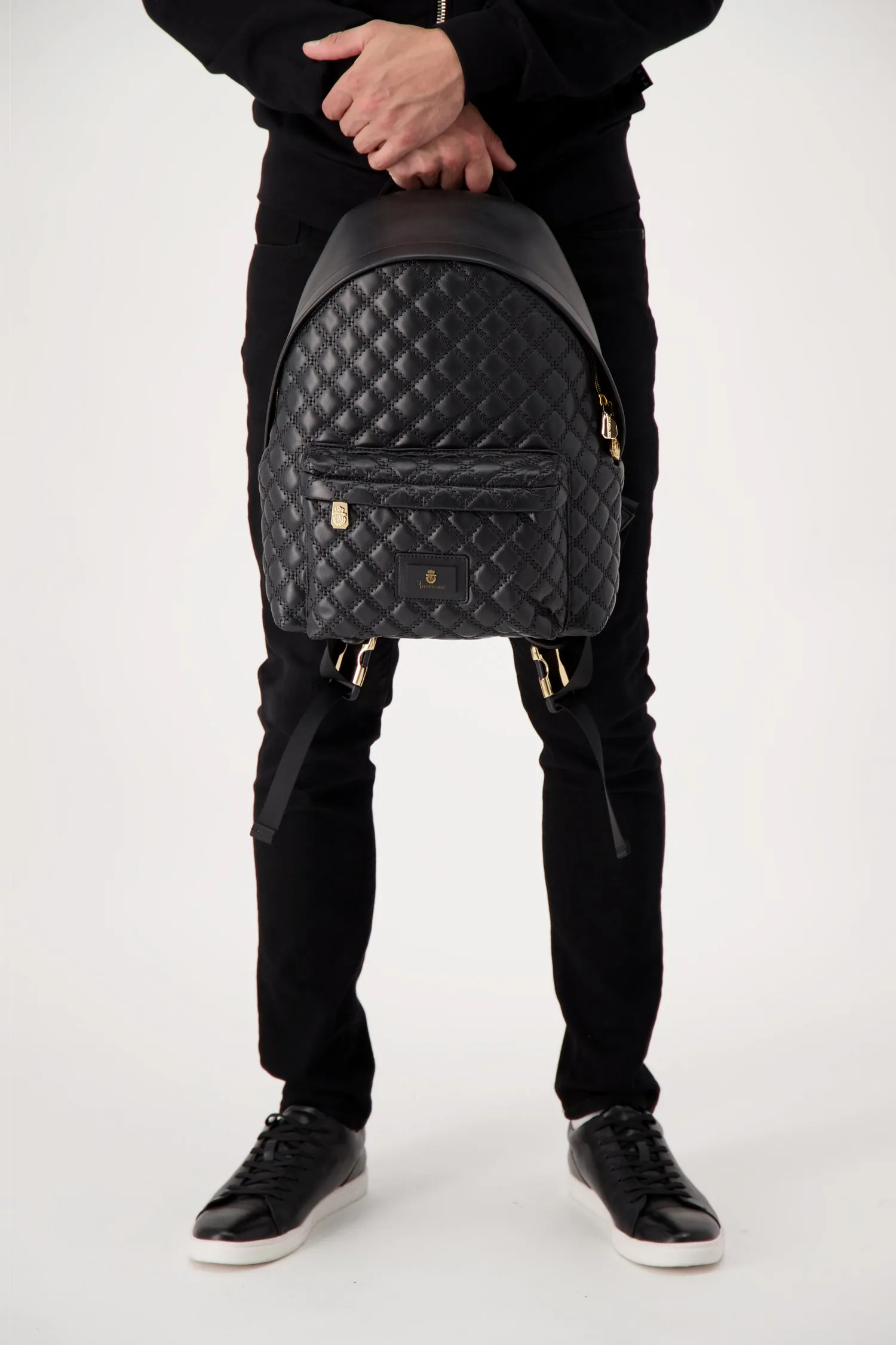 Billionaire Black/Gold Statement Backpack