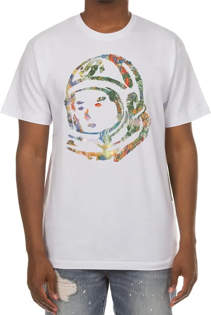 Billionaire Boys Club Men's T-Shirt BB Scribbled Screen Printed, Short Sleeve Crew Neck Tee