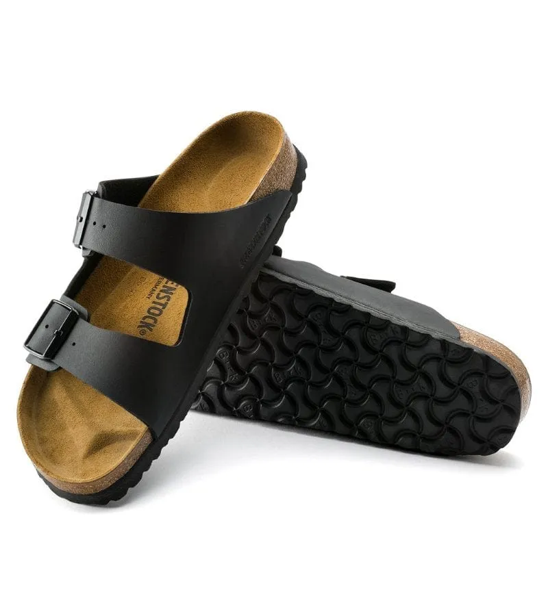 Birkenstock Mens Arizona Soft Footbed Black Slip On Sandal - 51791