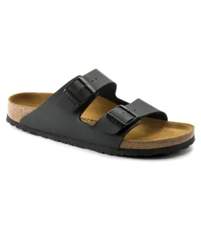 Birkenstock Mens Arizona Soft Footbed Black Slip On Sandal - 51791