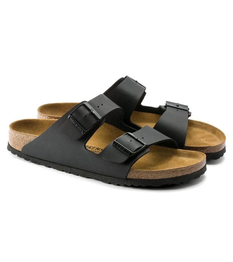 Birkenstock Mens Arizona Soft Footbed Black Slip On Sandal - 51791