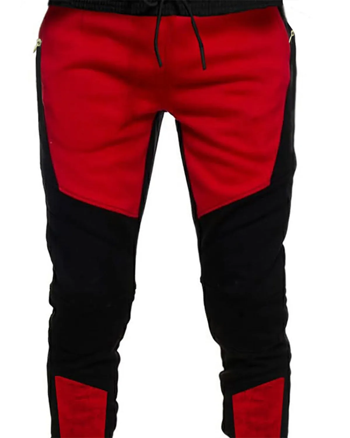 Black & Red Men Track Pant