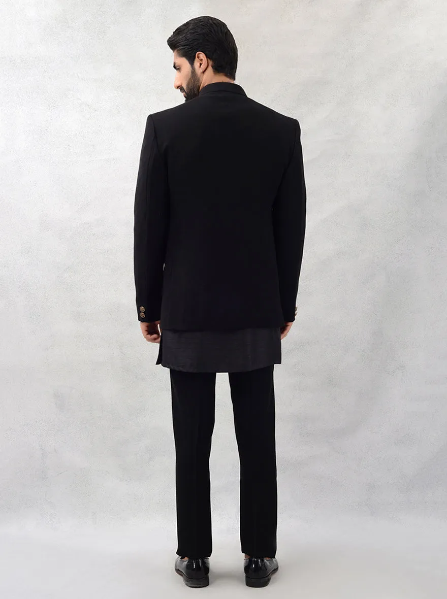 Black Jodhpuri Suit | TULA