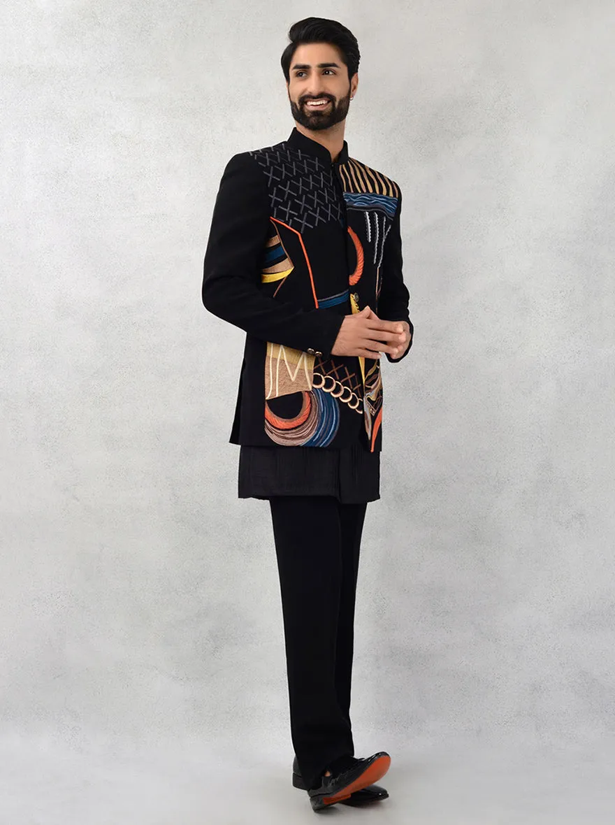 Black Jodhpuri Suit | TULA