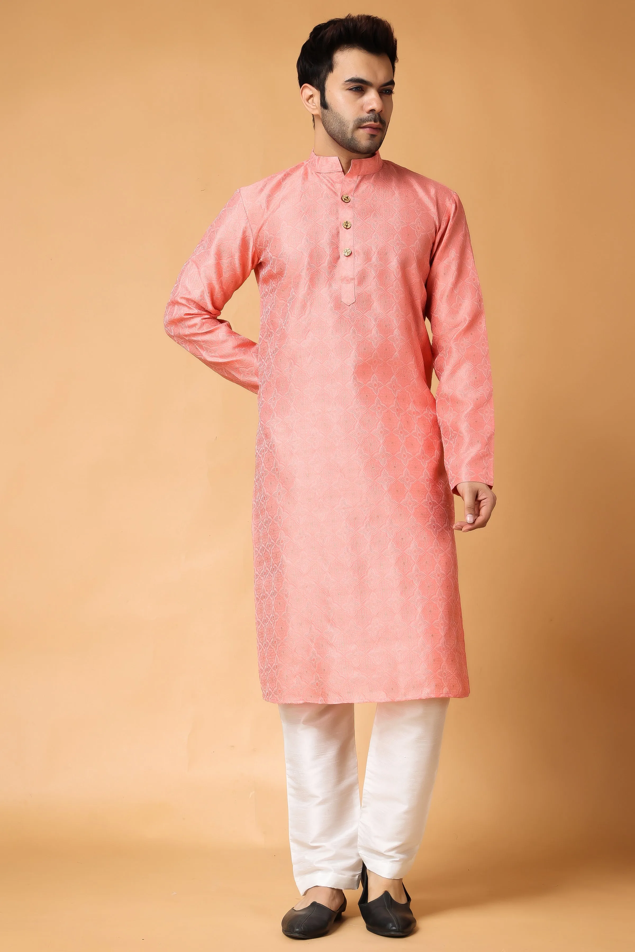 Candle Light Woven Kurta