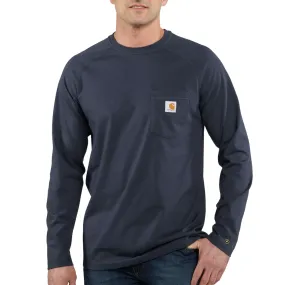 Carhartt 100393 Force Fast Dry Cotton Delmont Long Sleeve T-Shirt