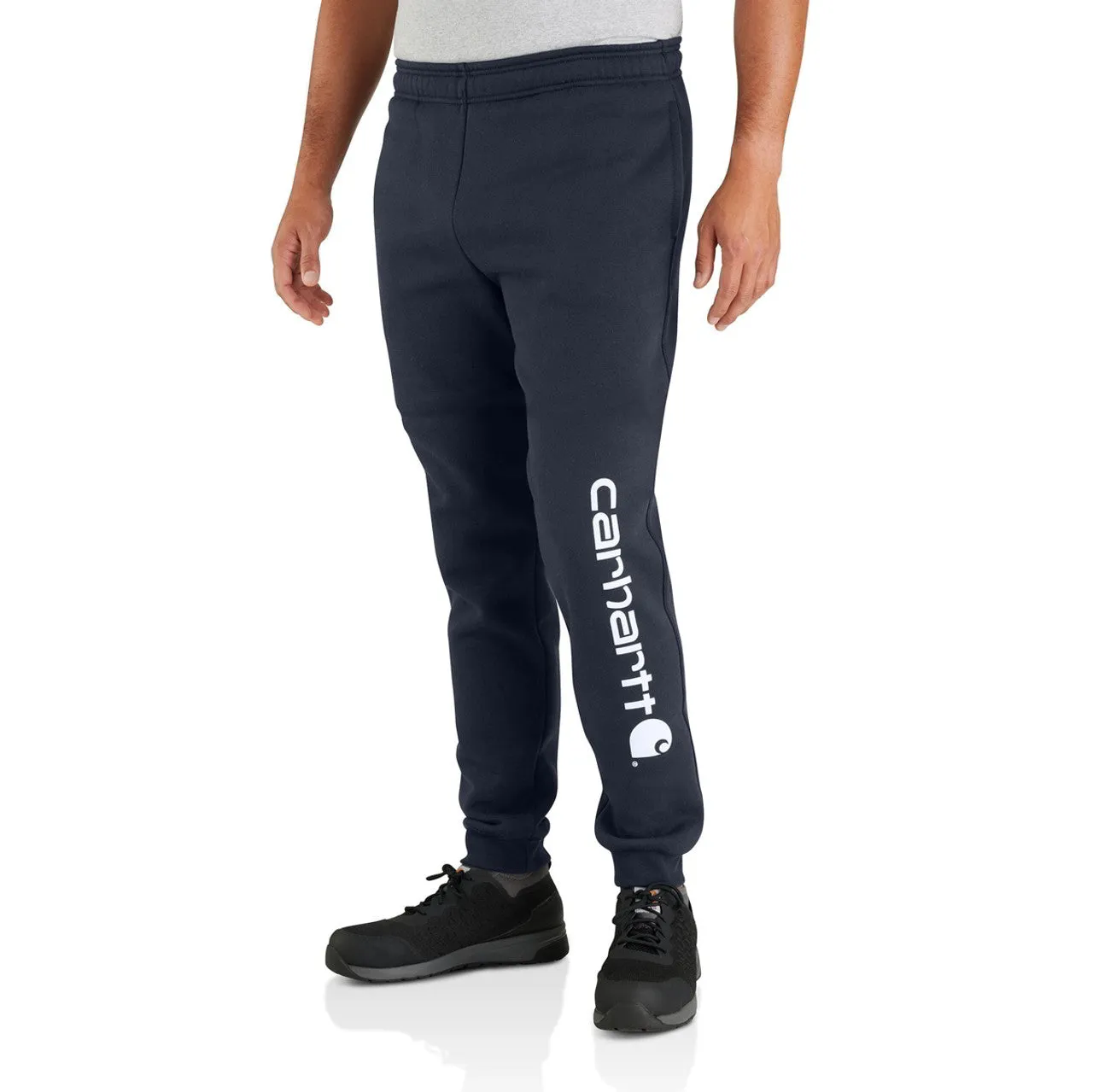 Carhartt Men's Relaxed Fit Midweight Tapered Logo Graphic Sweatpant