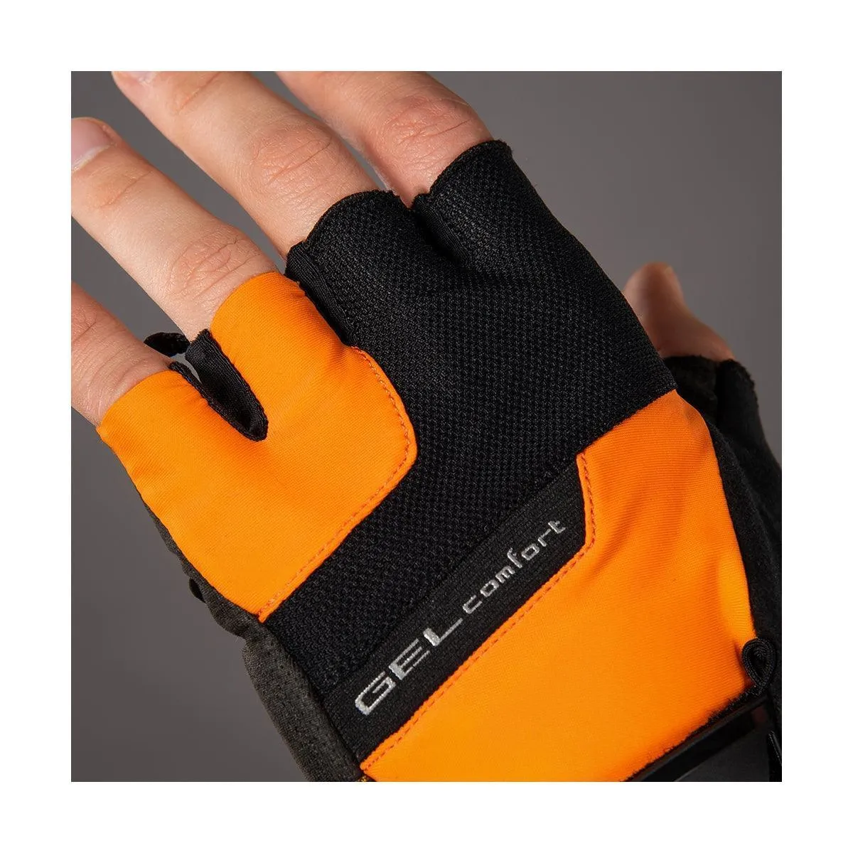 Chiba Gel Comfort Mens Cycling Gloves (Orange)