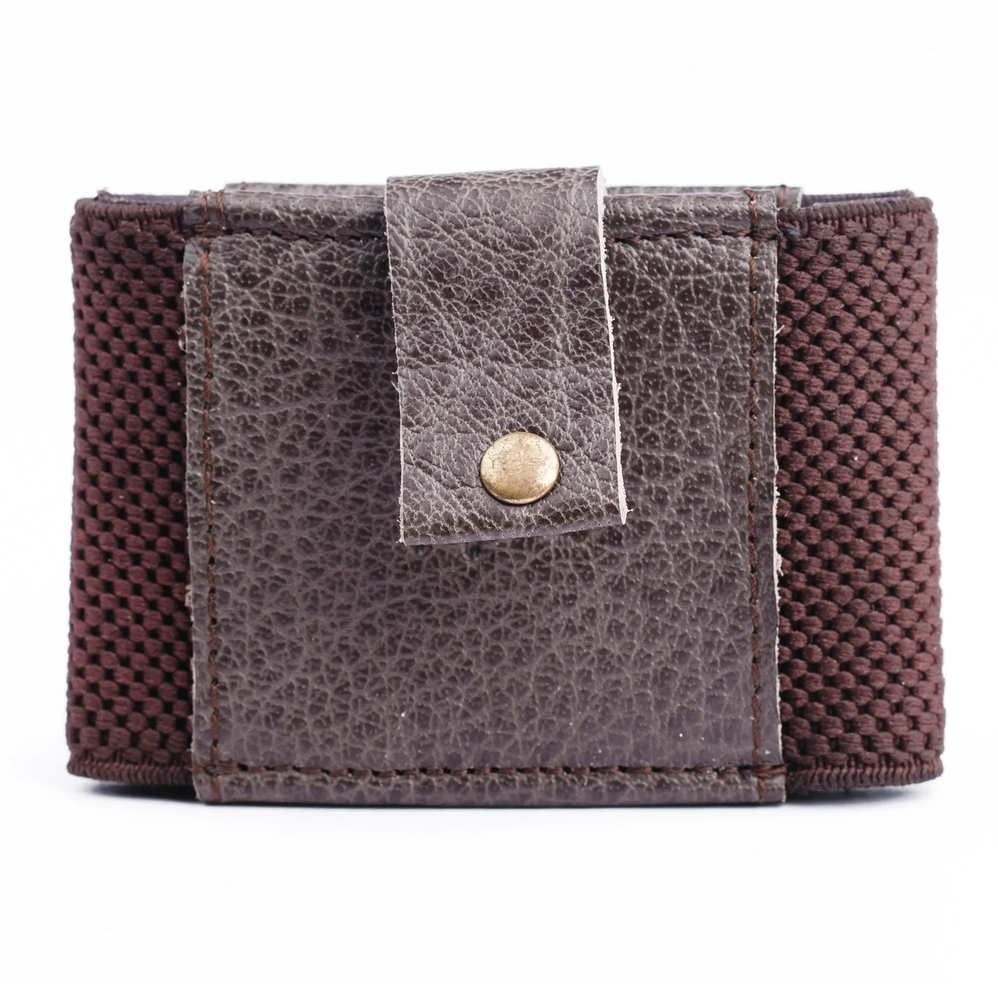 Classic Versatile Moneyclip Brown Wallet