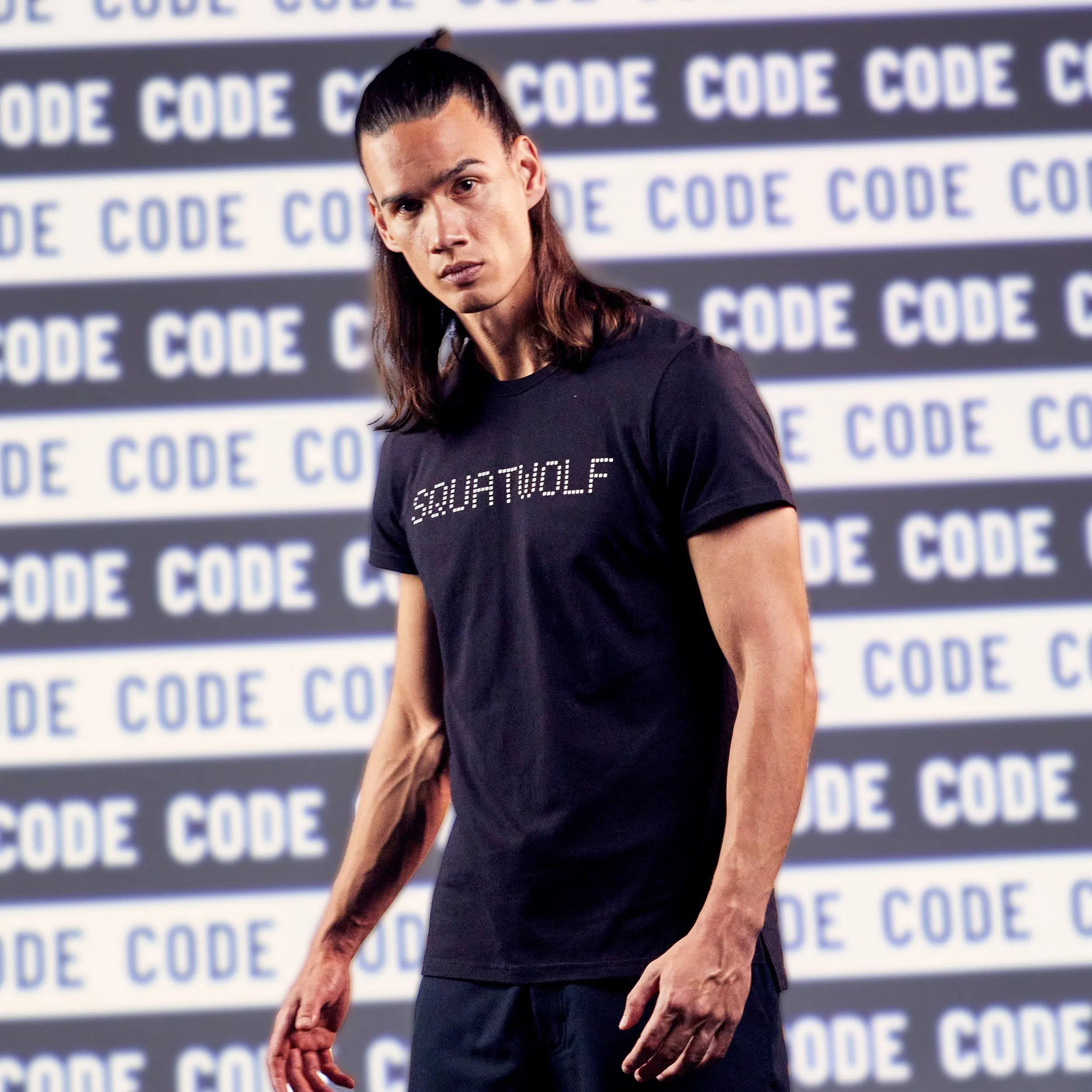 Code Cyber Muscle Tee - Black