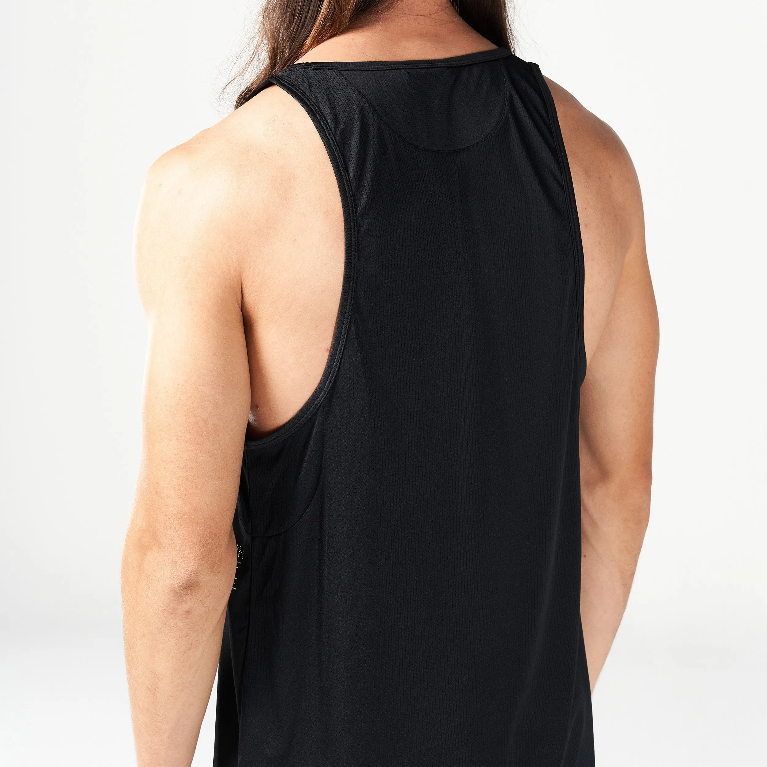 Code Mesh Back Urban Tank -  Black