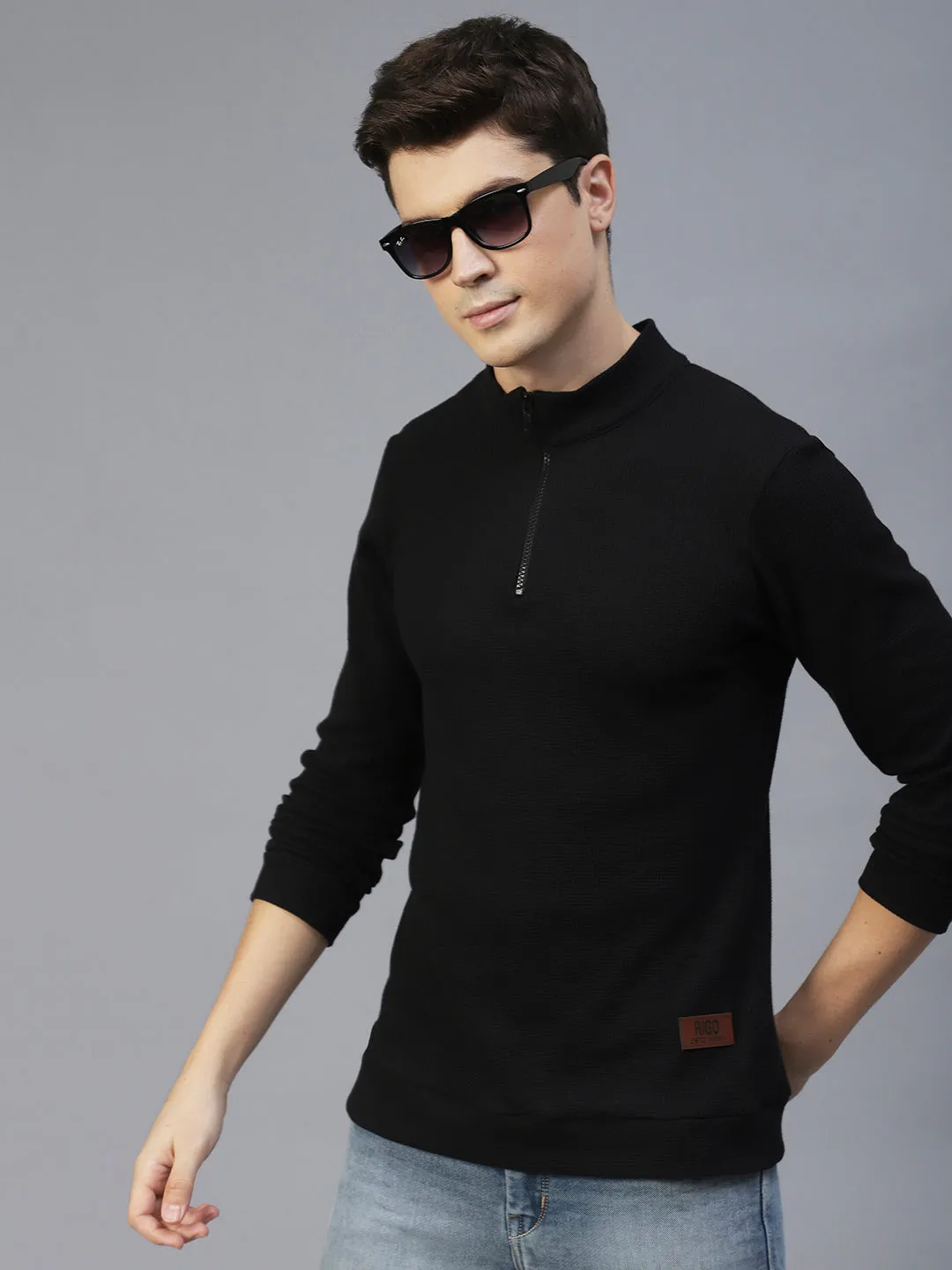 Comfy Henley Knit T-Shirt