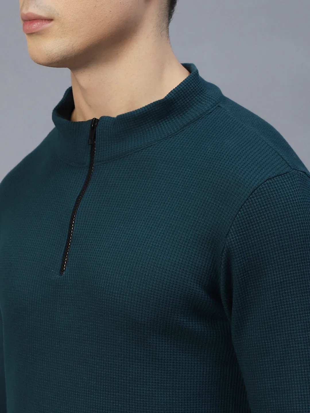 Comfy Henley Knit T-Shirt