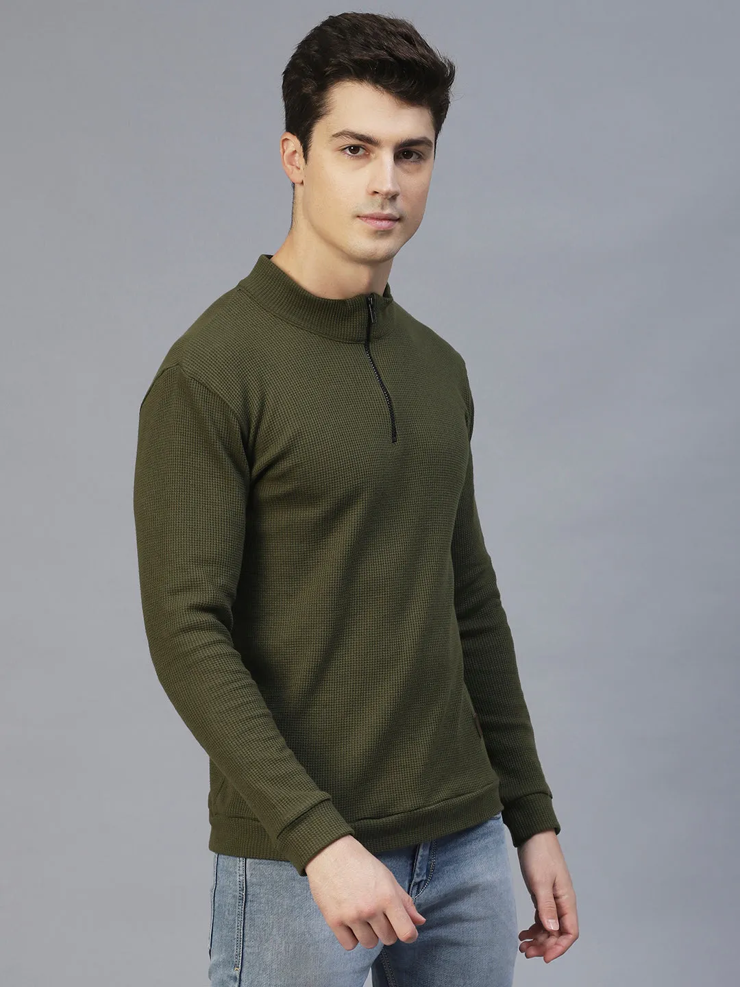 Comfy Henley Knit T-Shirt