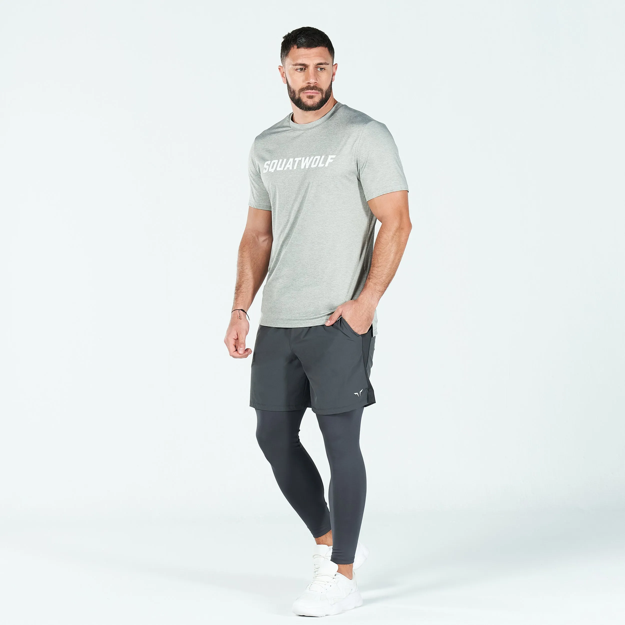 Core AeroTech Muscle Tee - Grey Marl