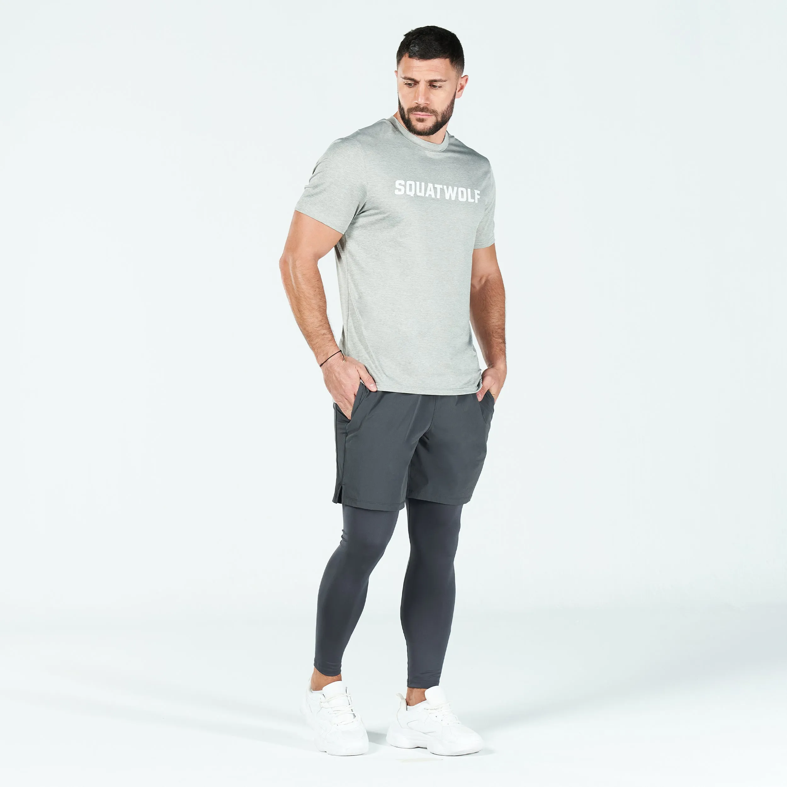 Core AeroTech Muscle Tee - Grey Marl