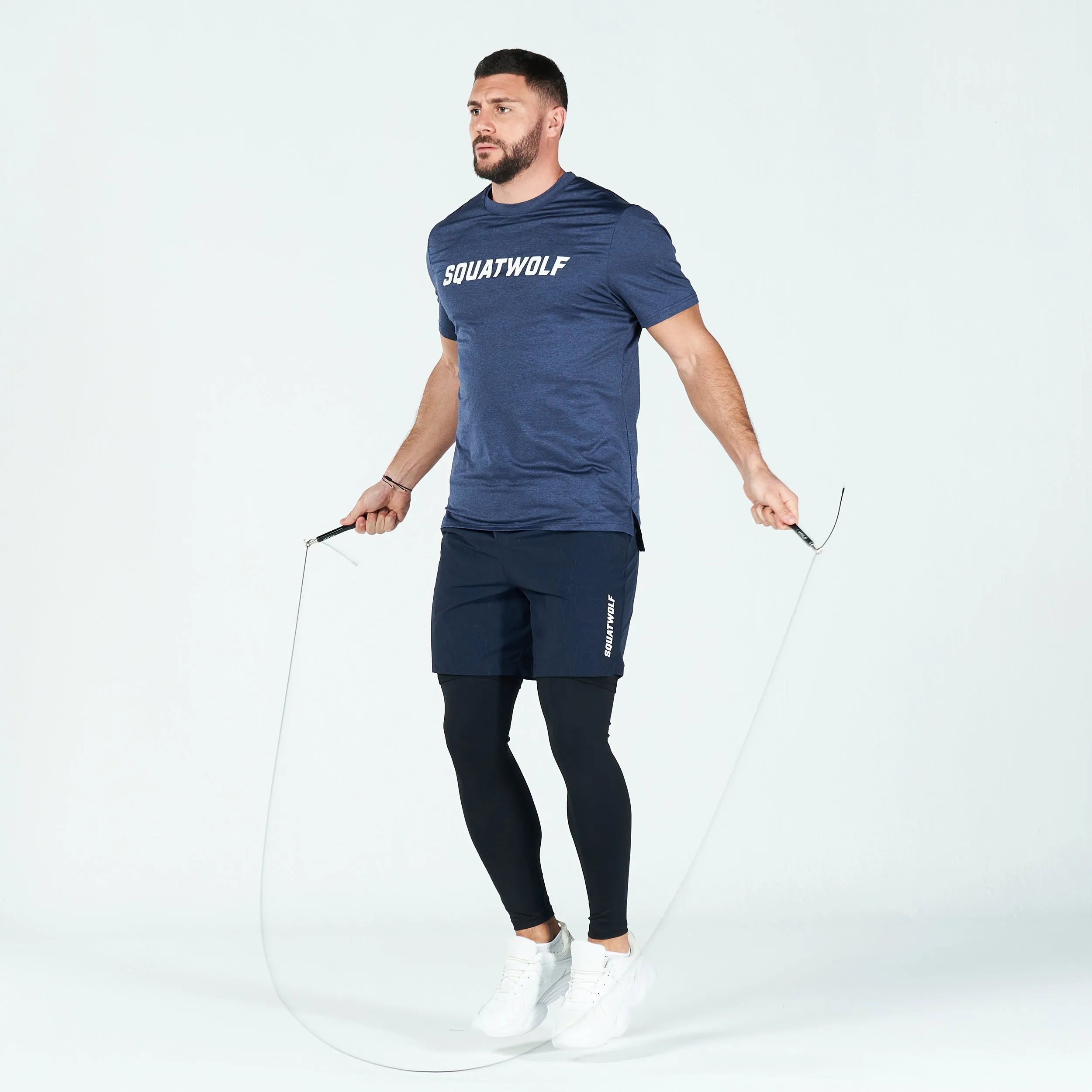 Core AeroTech Muscle Tee - Navy Marl