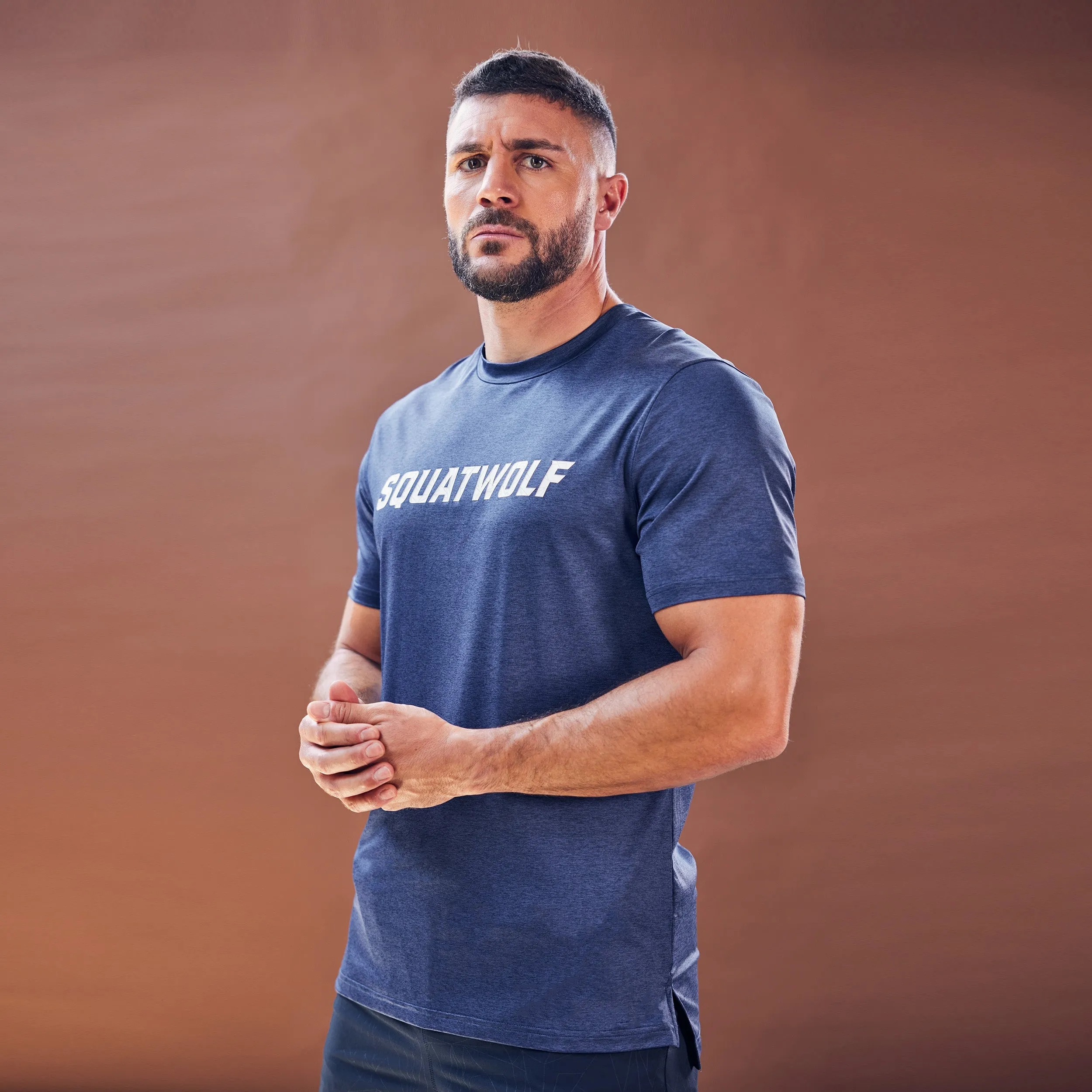 Core AeroTech Muscle Tee - Navy Marl