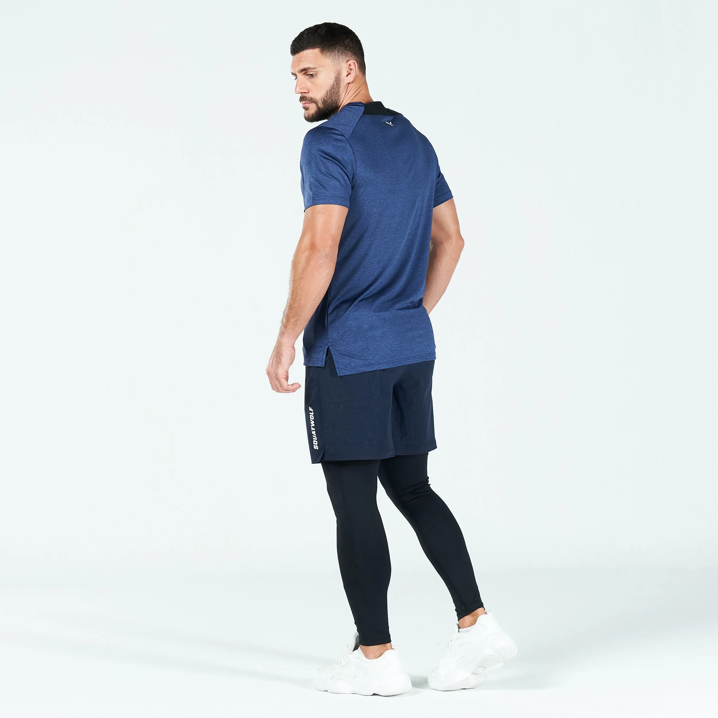 Core AeroTech Muscle Tee - Navy Marl