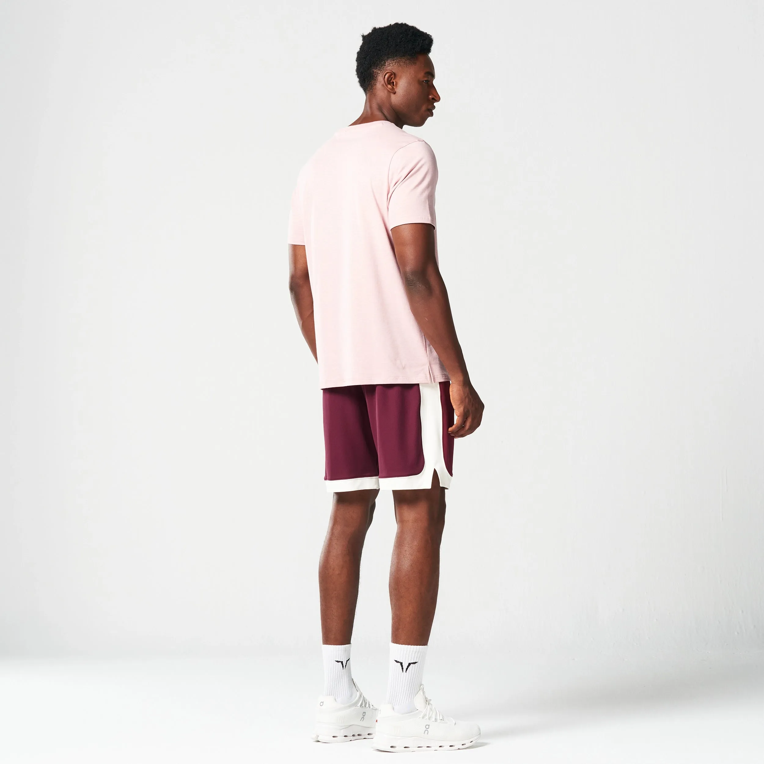 Core Belief Tee V2 - Pale Mauve Marl