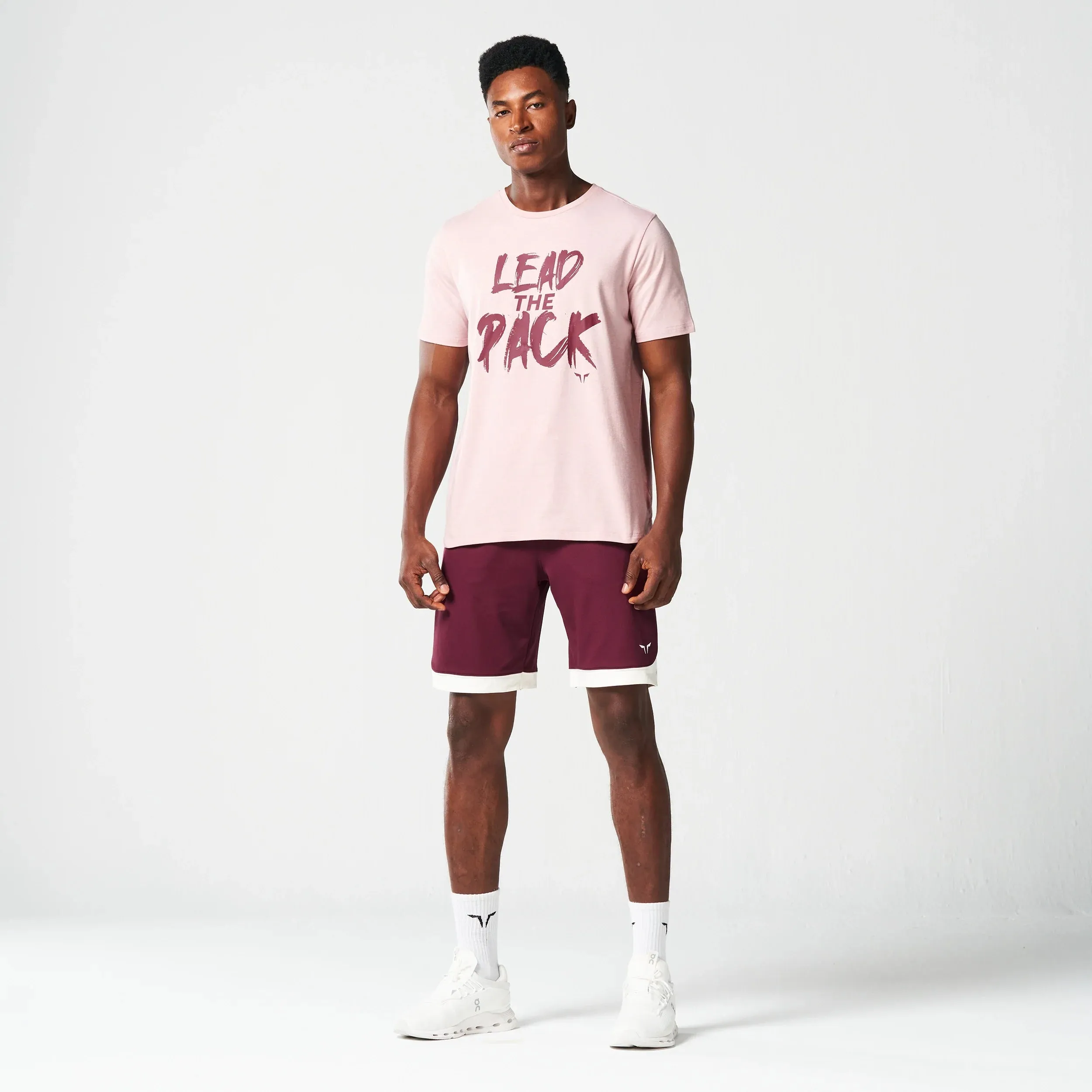 Core Belief Tee V2 - Pale Mauve Marl