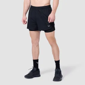 Core Mesh 2-in-1 5" Shorts 2.0 - Black